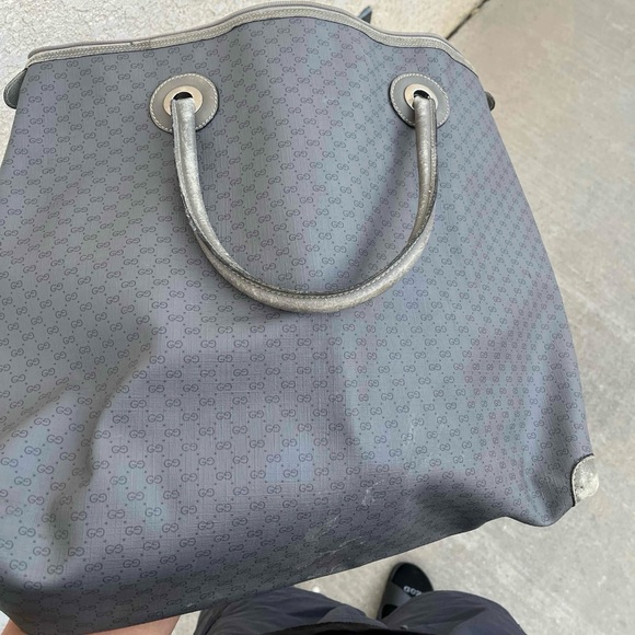 Gucci Vintage Gray Tote Bag - Picture 6 of 12